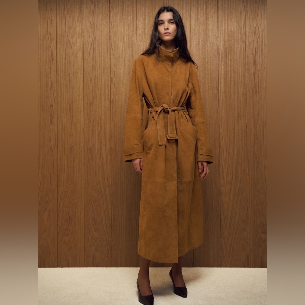 Reformation Veda Lyla Suede Trench Topanga Canyon